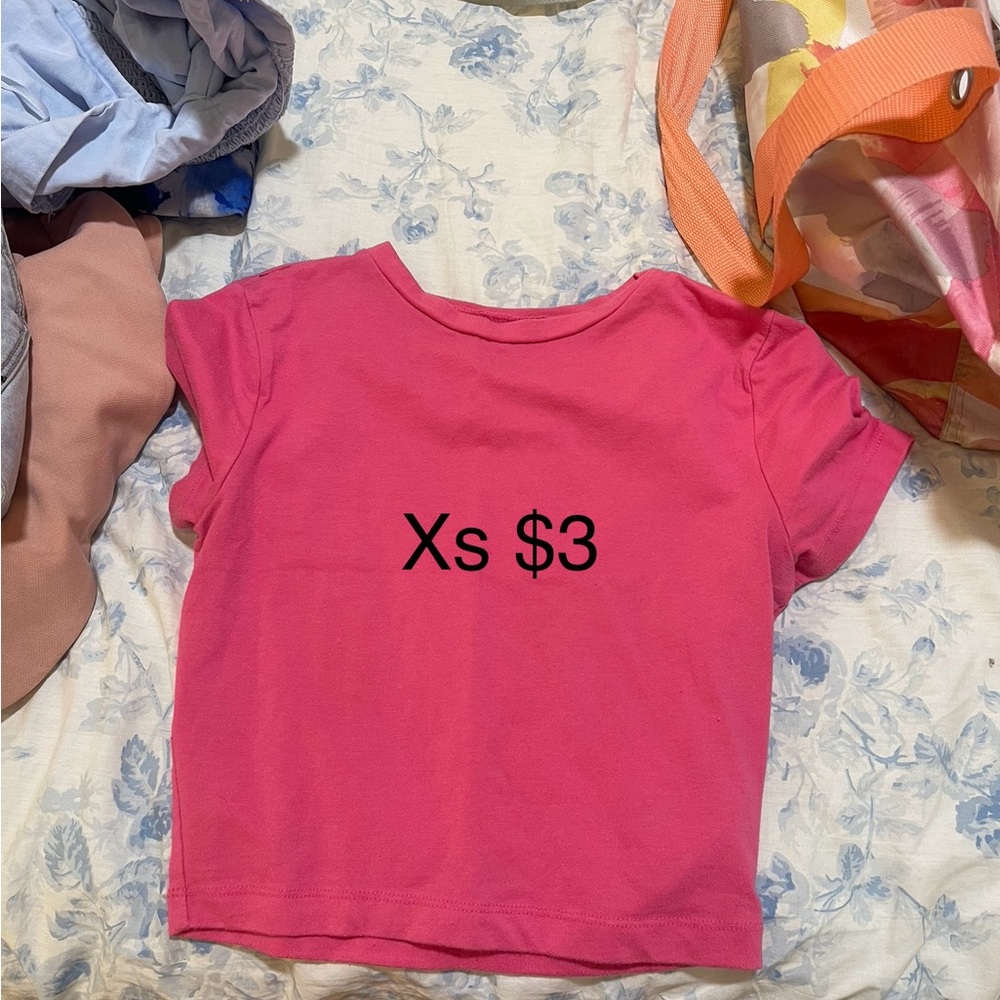 Target Pink Short Sleeve Tee